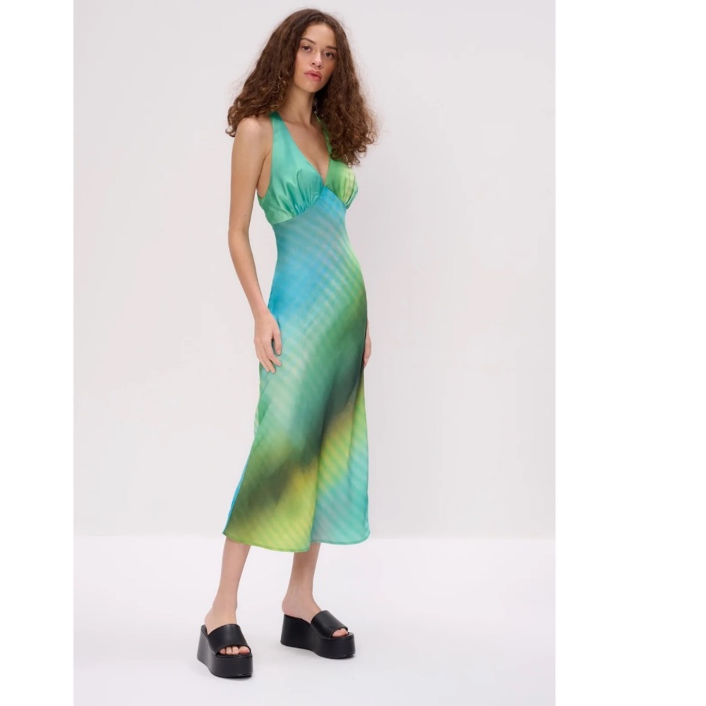 NWT Urban Outfitters purchase- Another Girl Space Blur Midi Dress